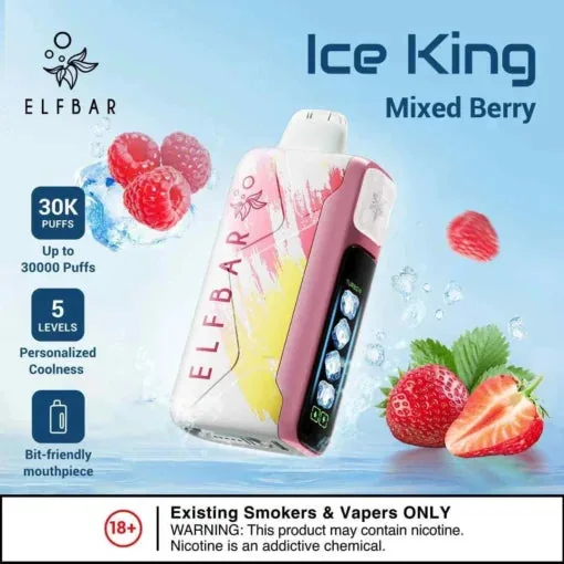 Elf Bar Ice King – Mixed Berries – 30K 30000 Puffs