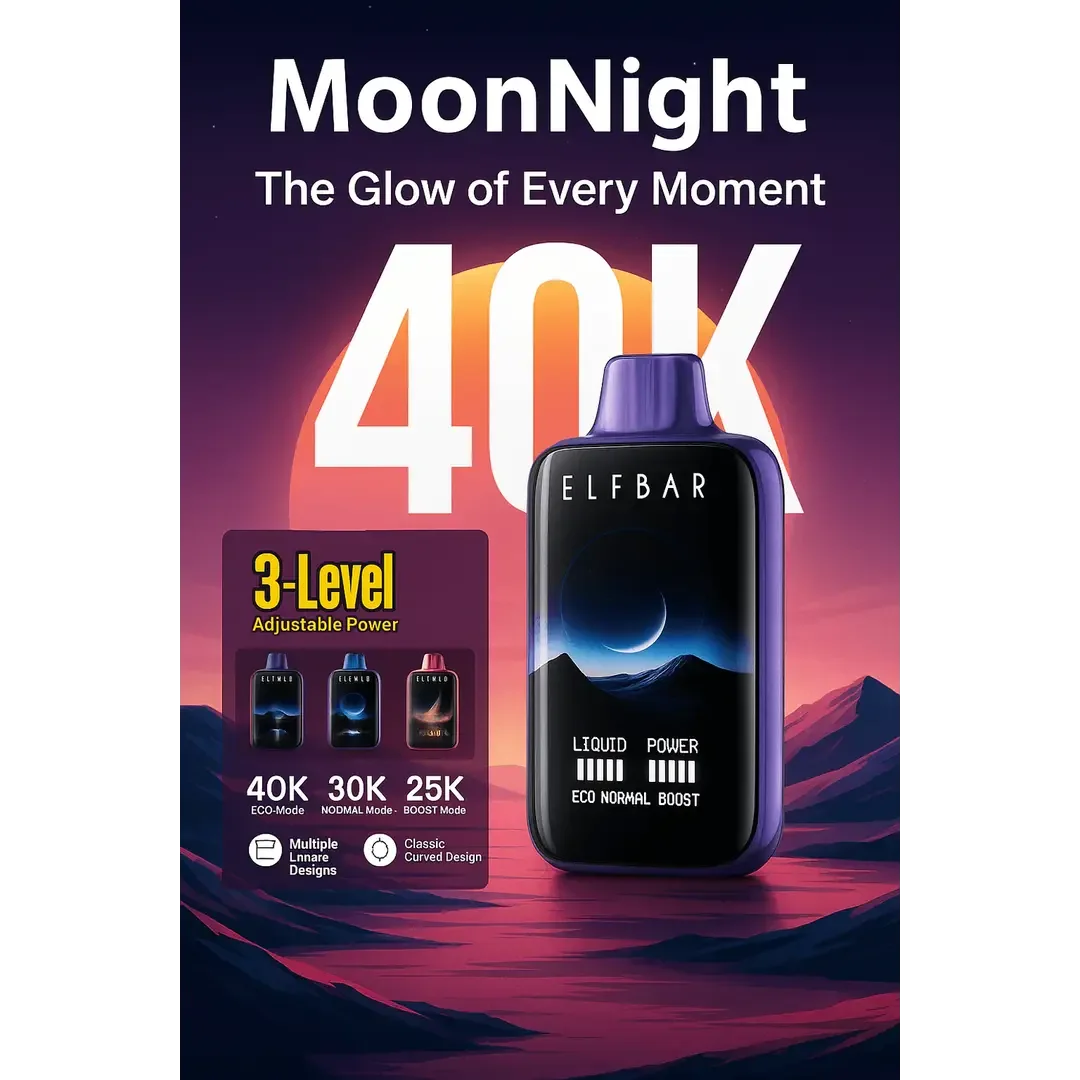 Elf Bar Moonnight 40K – Rose Syrup 40000 Puffs