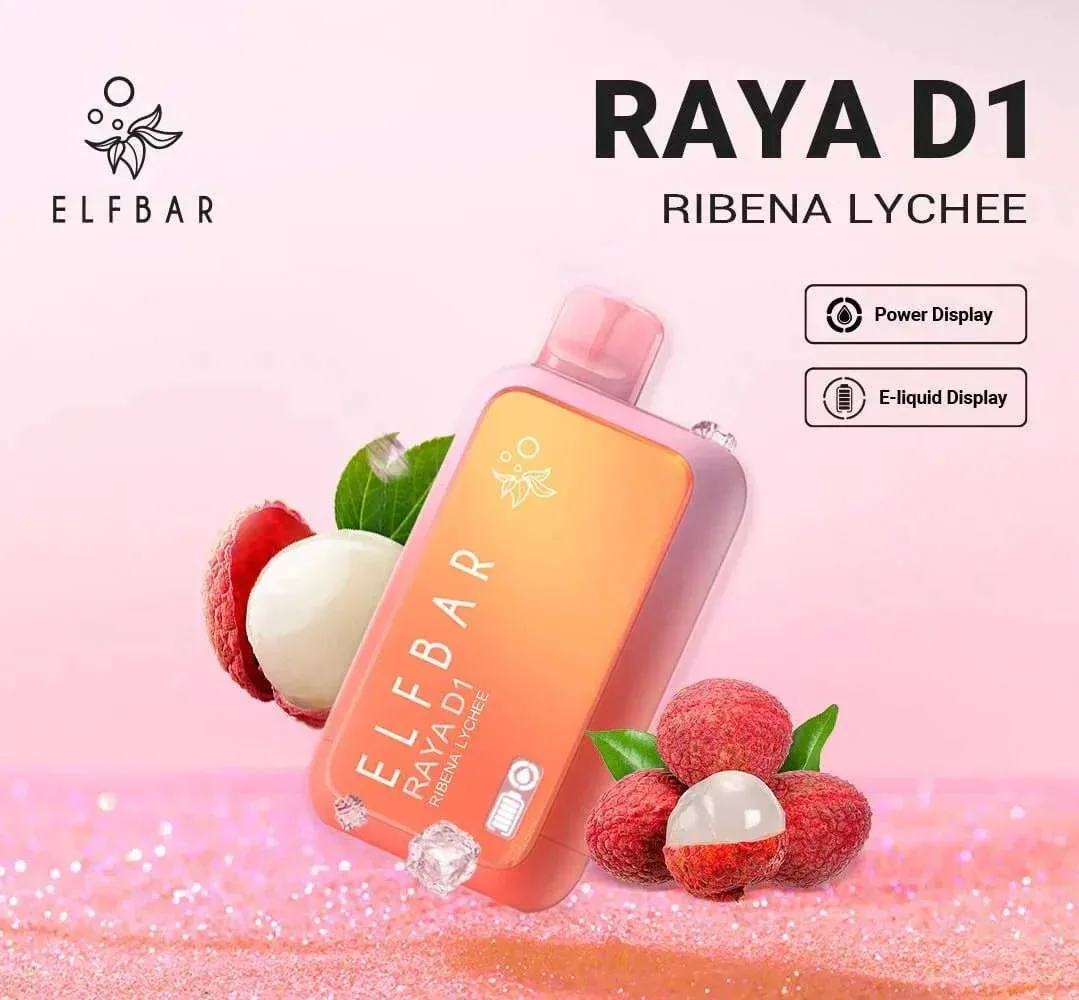 Elf Bar Raya D1 – Ribena Lychee