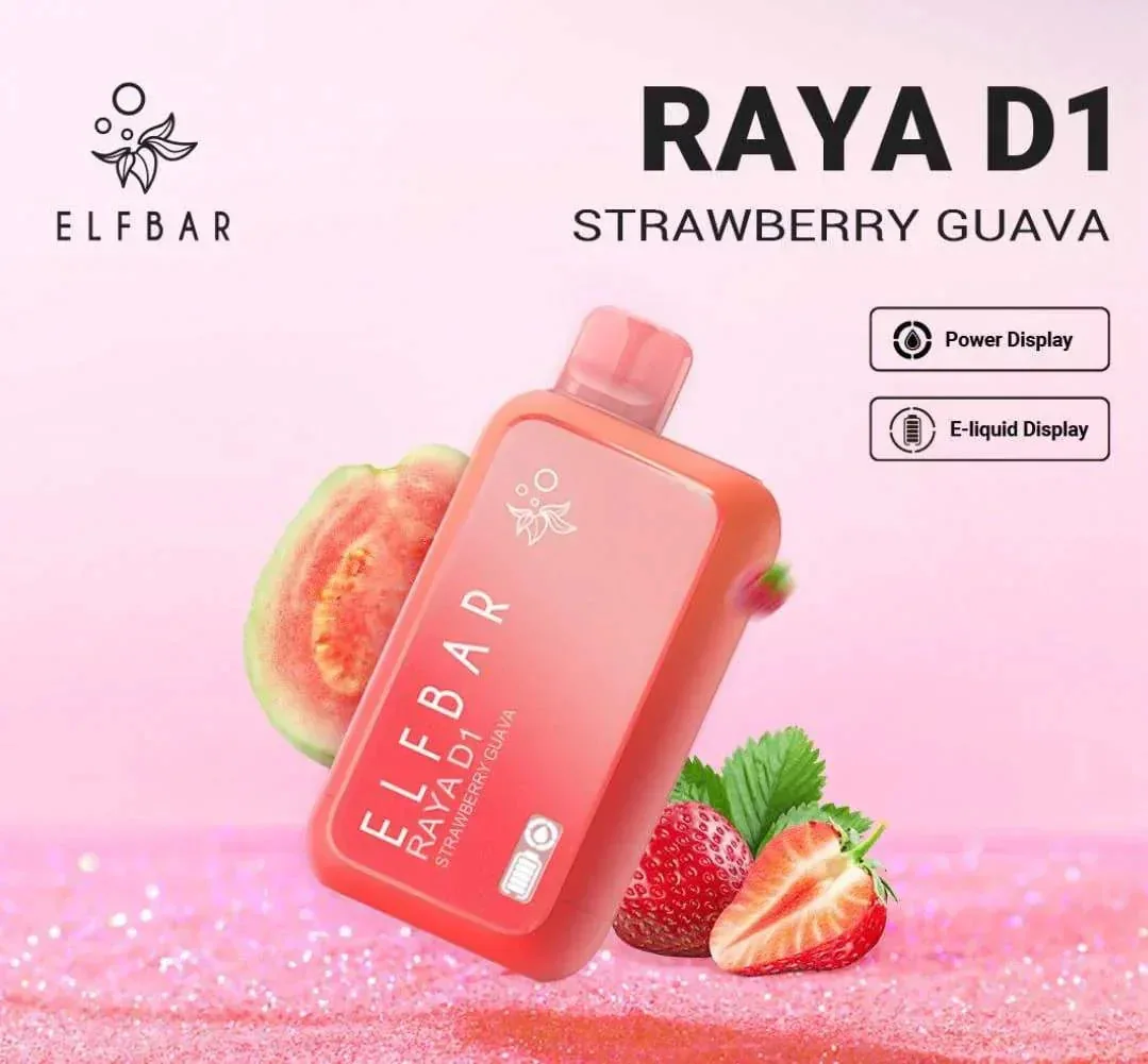 Elf Bar Raya D1 – Strawberry Guava