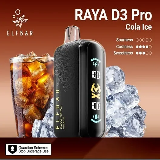 Elf Bar Raya D3 Pro 30K – Cola Ice 30000 Puffs