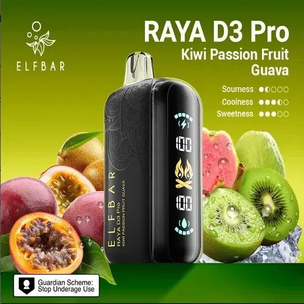 Elf Bar Raya D3 Pro – Kiwi Passion Fruit Guava