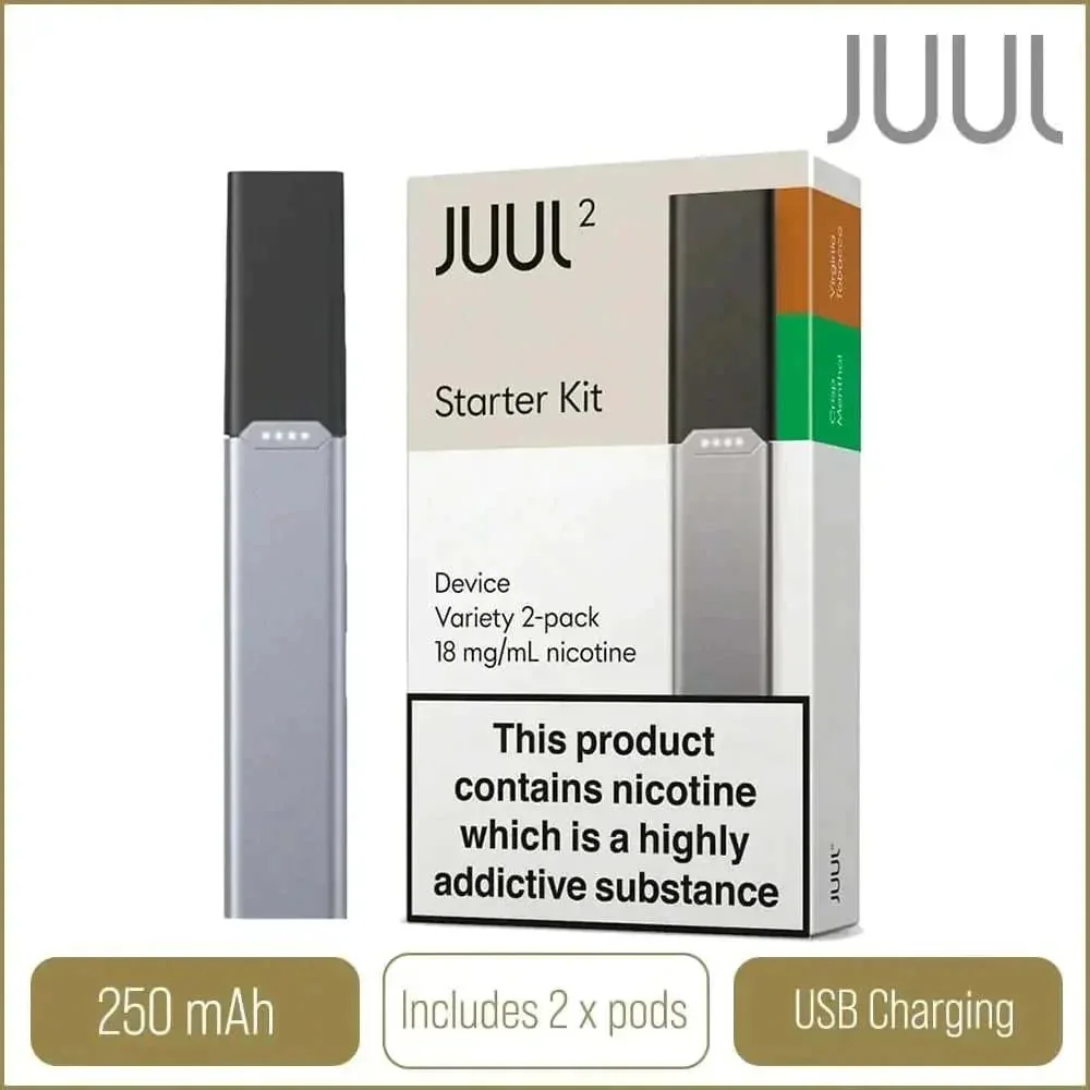 Juul2 Starter Kit With 2 Pods