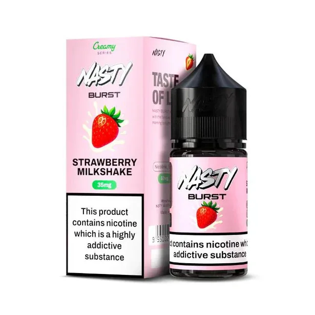 Nasty Burst Nic Salts – Strawberry Milkshake